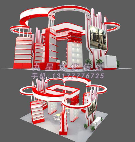 南(nán)昌會展搭建：年(nián)底新款展位案例-8