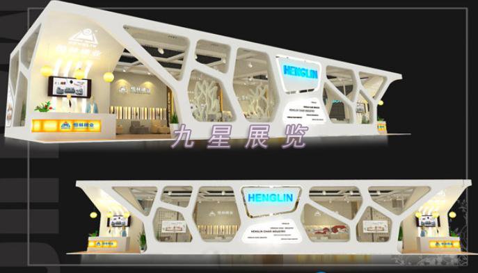 南(nán)昌展台搭建：三款**展台樣版-1